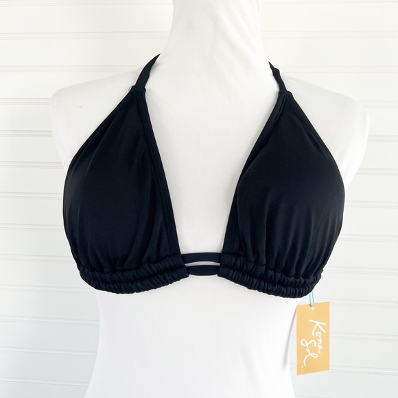 Kona Sol Other - Black Triangle Shaped Bikini Top | Kona Sol Size Large 12-14 New with tags